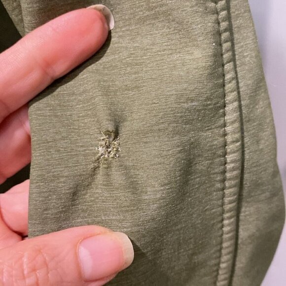 Bench Green Softshell Hooded Long Coat Size large - Picture 15 of 16